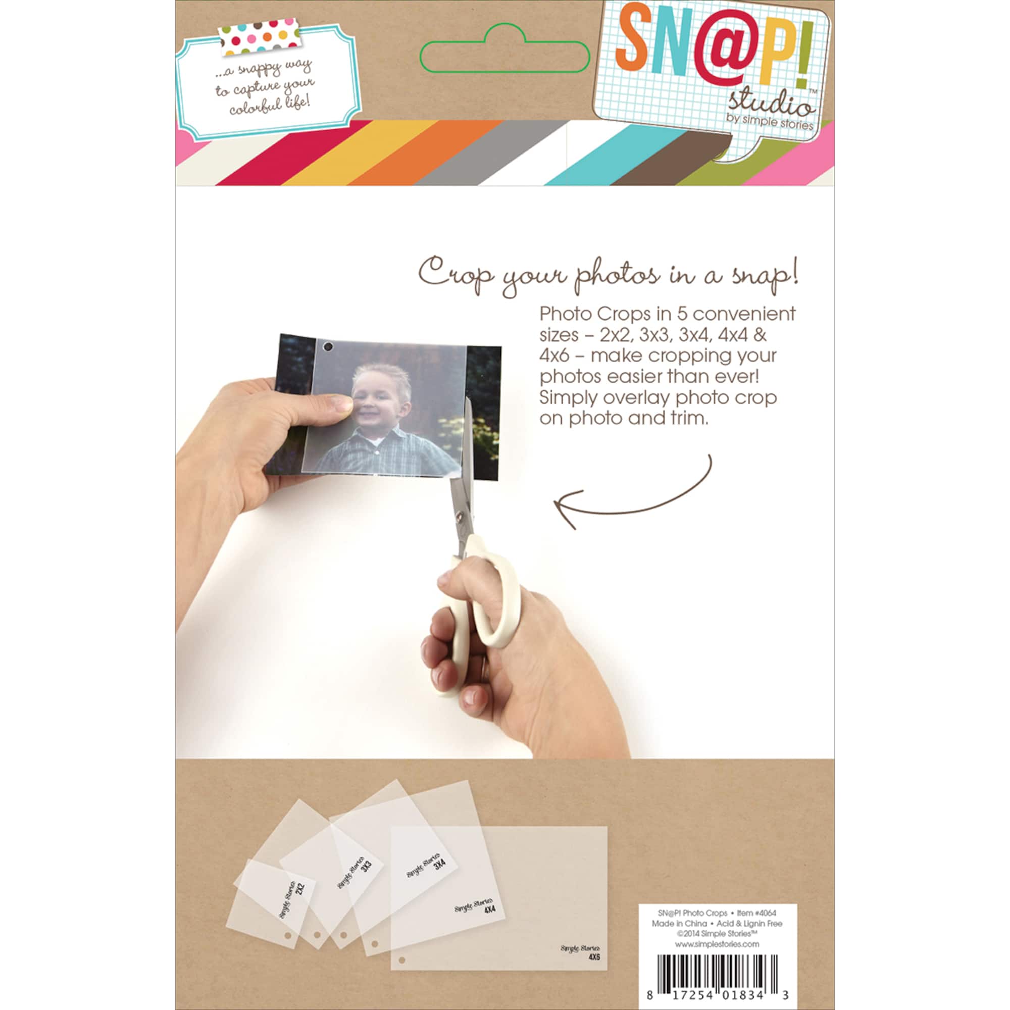 Simple Stories Sn@p!™ Square & Rectangle Photo Crops